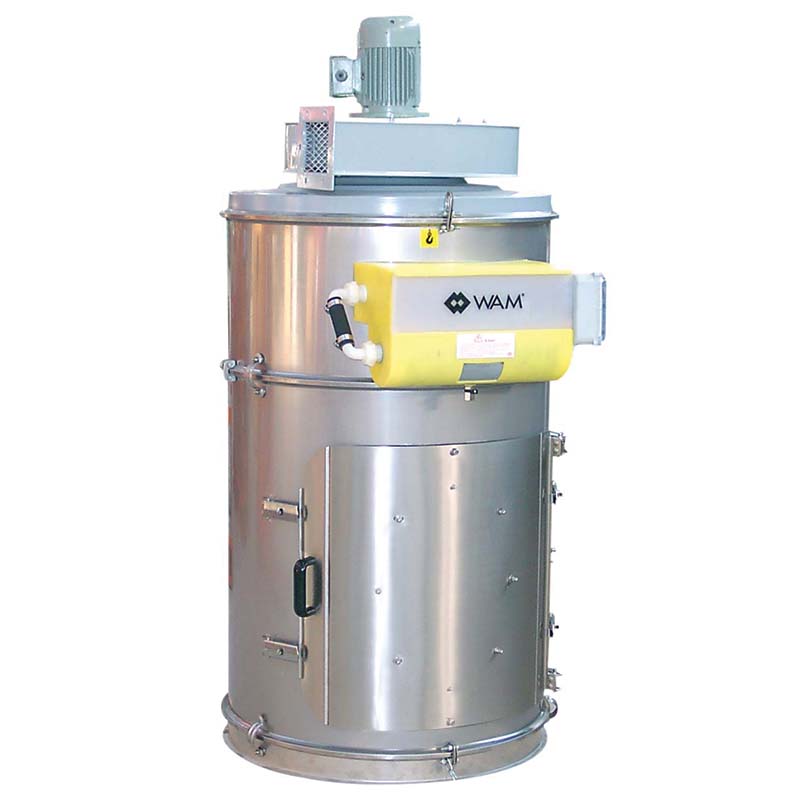 clamped round dust collectors